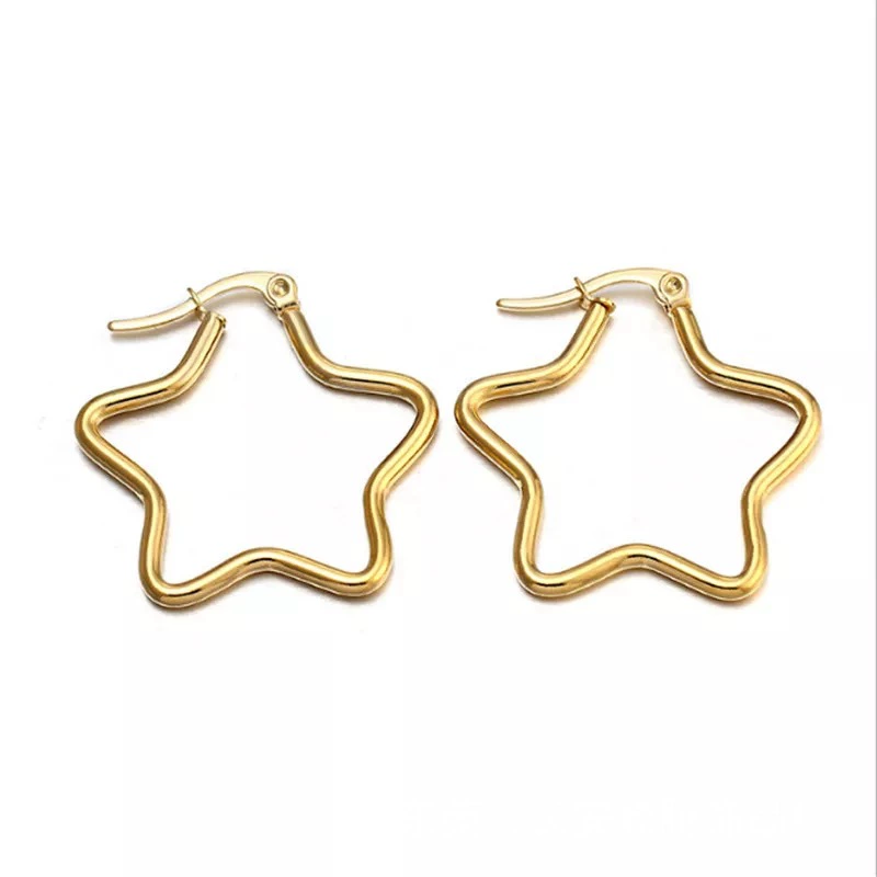 Ф fashionable earrings stainless steel, European style