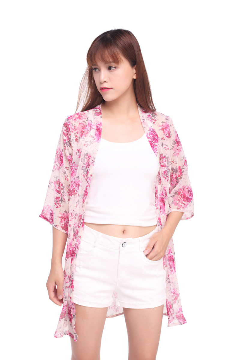 white background red flowers 2