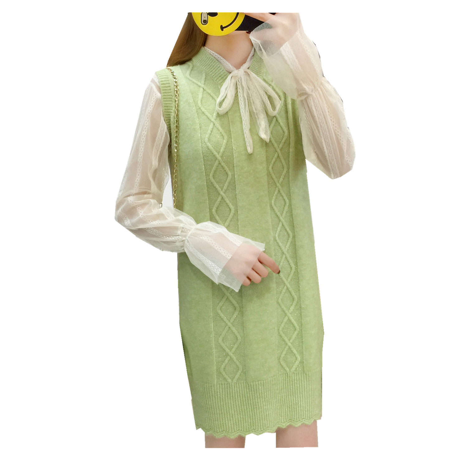 Gilet femme en Alpaga - Ref 3316612 Image 5