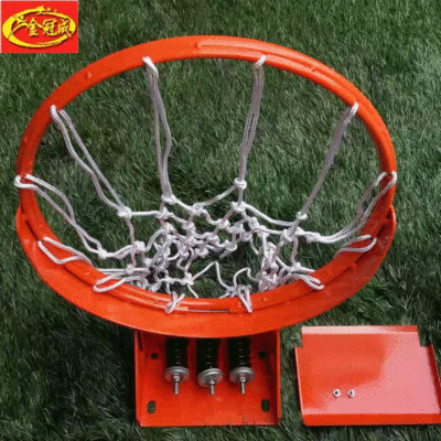 三簧篮筐厂家 篮球架专用篮圈标准实心钢三弹簧篮圈篮球架球框|ru