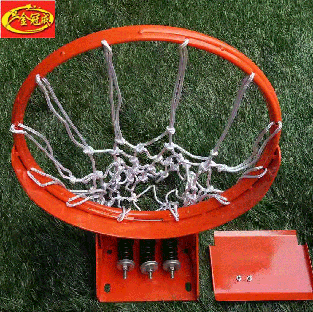 三簧篮筐厂家 篮球架专用篮圈标准实心钢三弹簧篮圈篮球架球框|ru