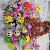 Cartoon luminescence Key buckle Toys Push Scan code Small gifts Colorful rope necklace Children small gifts