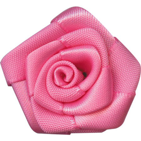 Yao Ming 2,7 cm cinta Rosa pequeña flor tocado horquilla accesorios decorativos hechos a mano DIY cinta Rosa pequeña flor