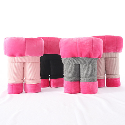 2021冬季新款男女童加絨夾棉長褲1到8歲薄款外穿百搭棉褲