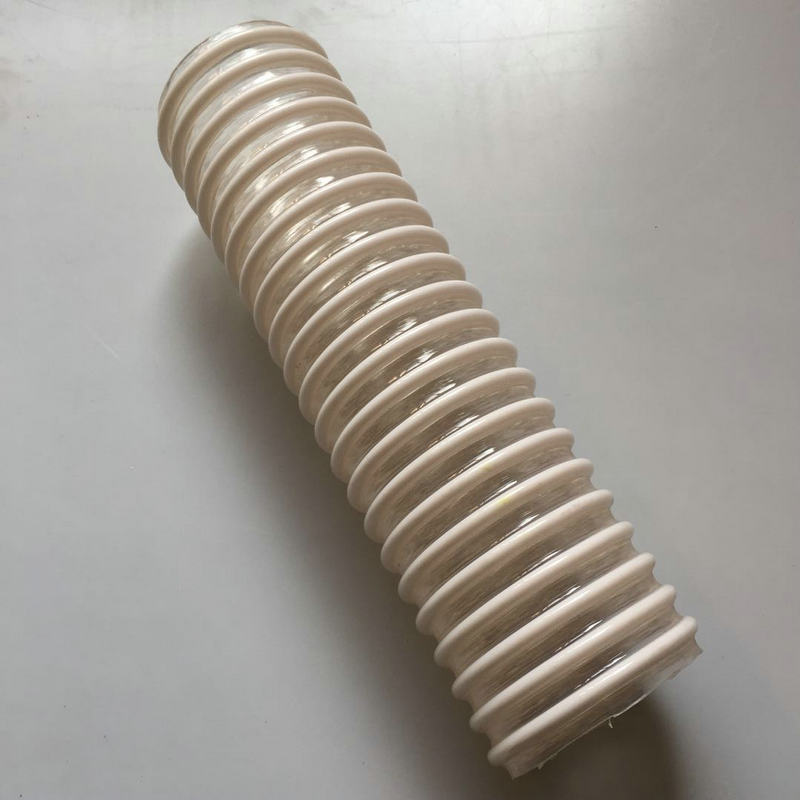 PVC缠绕胶管 传输粉末通水排气塑筋管 PVC塑筋波纹缠绕胶管