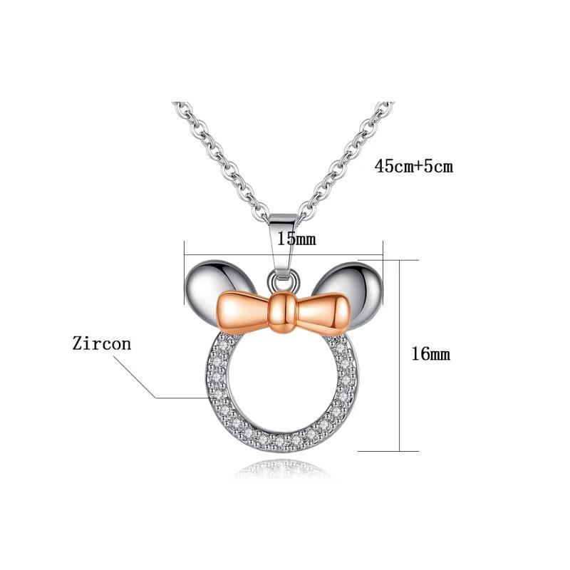 Collier Mignon Zircon Simple display picture 4