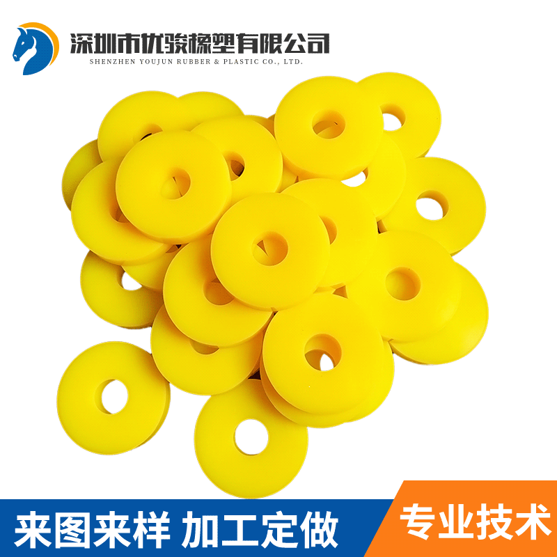 胶垫 聚氨酯PU胶垫材质 硬度93~95A 特耐磨弹性好不伤配件 耐冲压