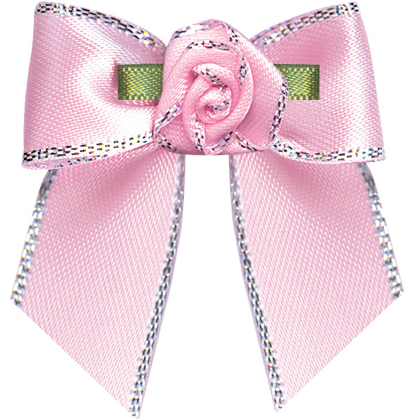 Yao Ming hecho a mano cinta arco regalo caja de joyería arco terminado ropa horquilla decoración estante de tres puntos nudo