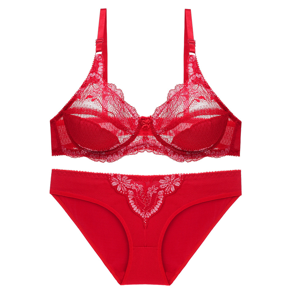 Sous-vêtements pour filles, ensemble de soutien-gorge ultra-fin, transparent, respirant, sexy, pour femmes_voghion.com