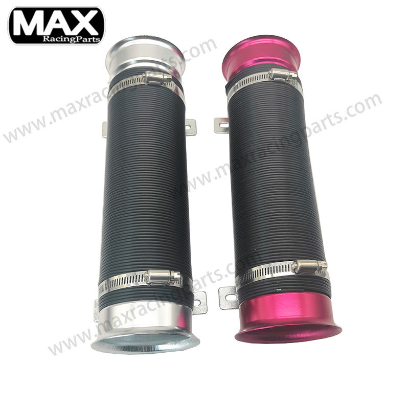 厂家直销汽车改装可调节进气伸缩管增压进气软管导流管 76mm通用