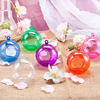 Transparent ball Christmas decoration hollow ball eternal flower hanging ball PS hi sugar box ball Christmas ball acrylic ball hanging ball