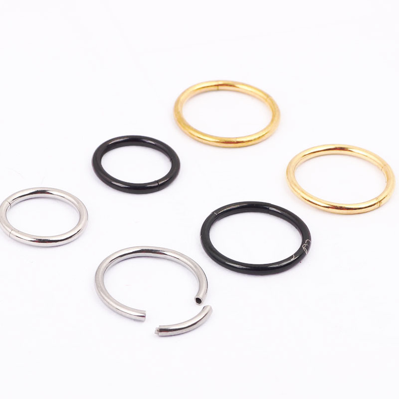 Pointed titanium steel lip stud product view