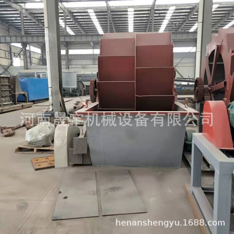 晟宇轮式挖沙机供货及时 开采选矿设备全自动洗沙机 多叶轮洗砂机