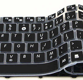 贴客键盘膜适用于华硕透明笔记本键盘膜 k40厂家直销批发贴膜