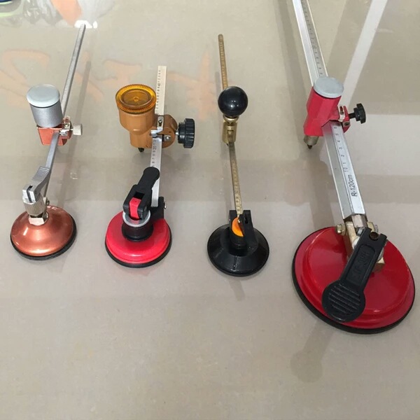 六轮滚轮玻璃刀玻璃圆规刀玻璃开孔器划圆玻璃刀油烟机开孔