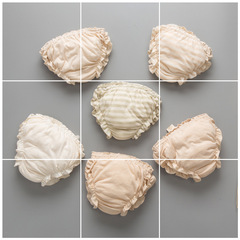 Children's and Unisex Cotton Color Inner Shorts, Thin Triangular Pajama Shorts for Toddlers, Non-Slip, Breathable, Baby Learning to Walk Bread Short