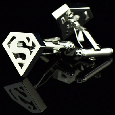 InBev Hollow technology film comic superman modelling Cufflinks French Sleeve nail Cufflinks/170250