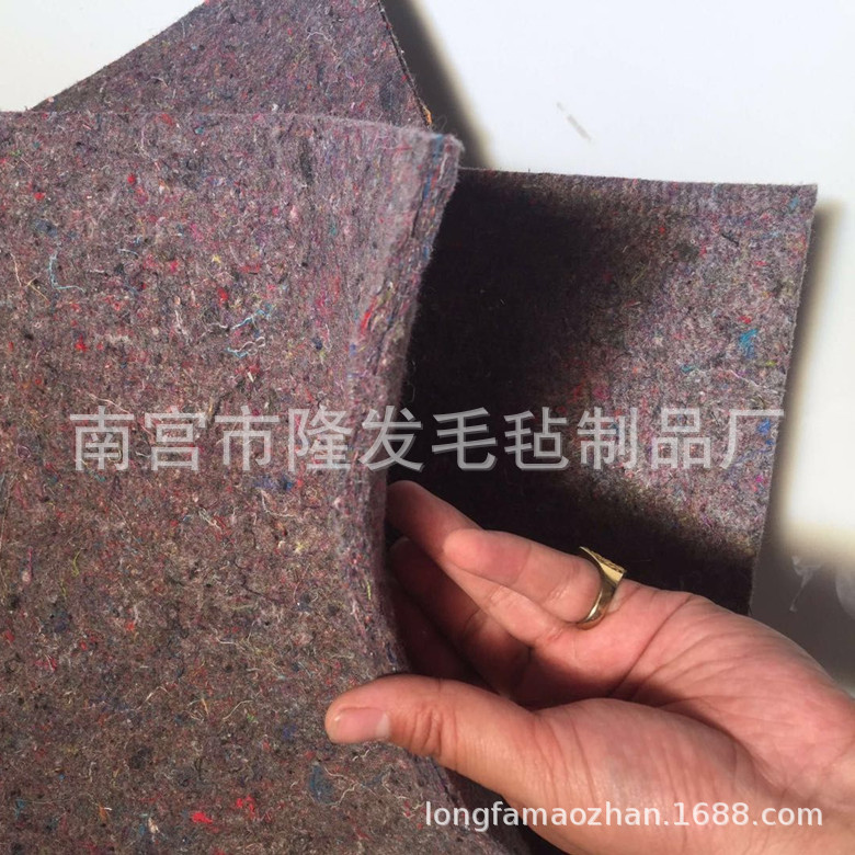 工业保温防寒 空调管道外包棉毛毡 飞机隔音毛毯地毯衬隔音保温