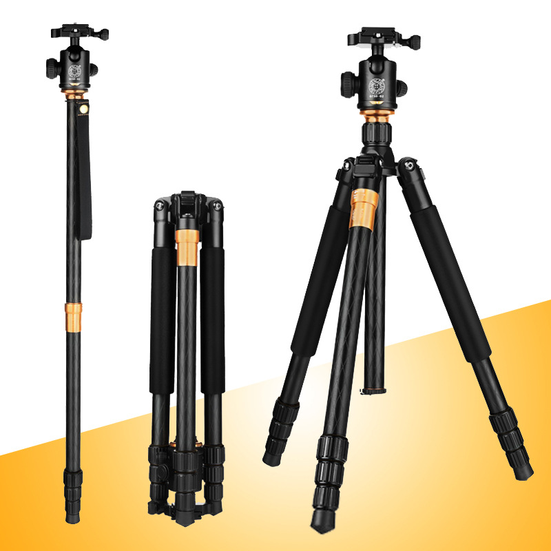 Lightly armed Times Q999 Digital SLR Cameras tripod Yuntai suit Portable travel Tripod tripod