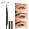 Three dimensional double-sided waterproof eyebrow pencil, dense makeup primer, no smudge