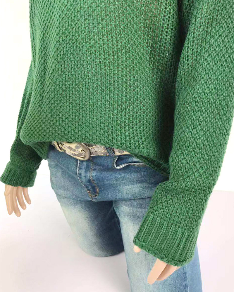 casual loose long-sleeved sweater tops  NSLK11414