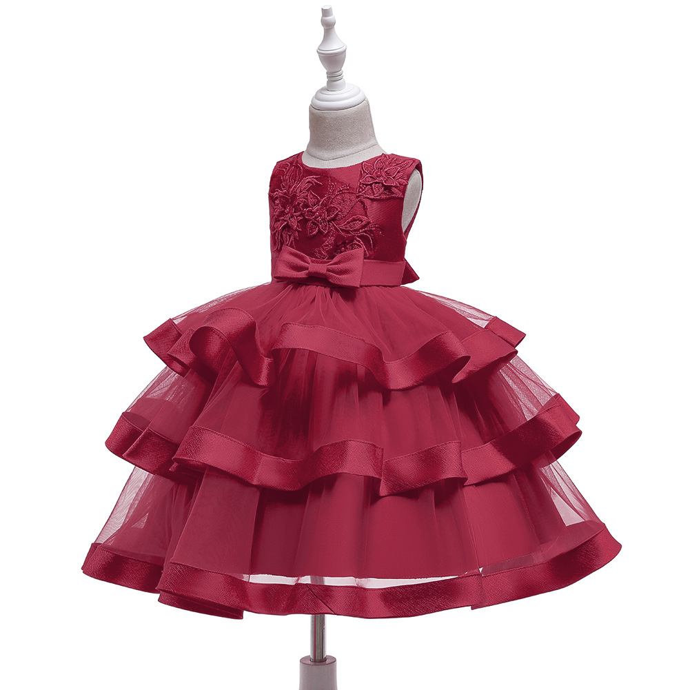 Croix-frontière Chaude Européen Et Américain Robe De Pettiskirt Enfants Filles Princesse Robe Automne Enfants Robe display picture 7