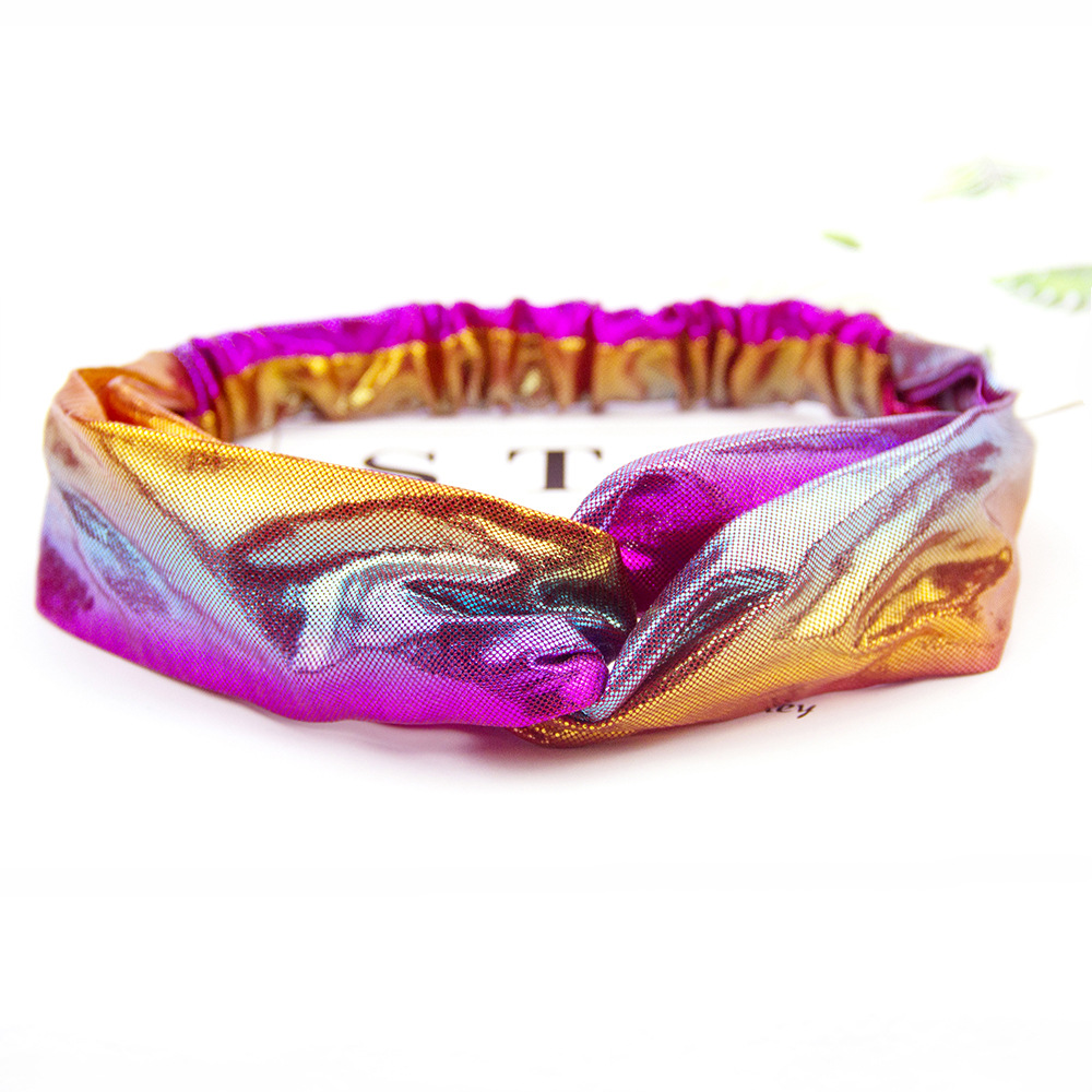 Women's Streetwear Round Colorful Cloth Hair Band display picture 10