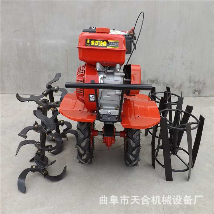 农田旋耕锄草手扶微耕机天合机械供应原厂微耕机配套农具配件