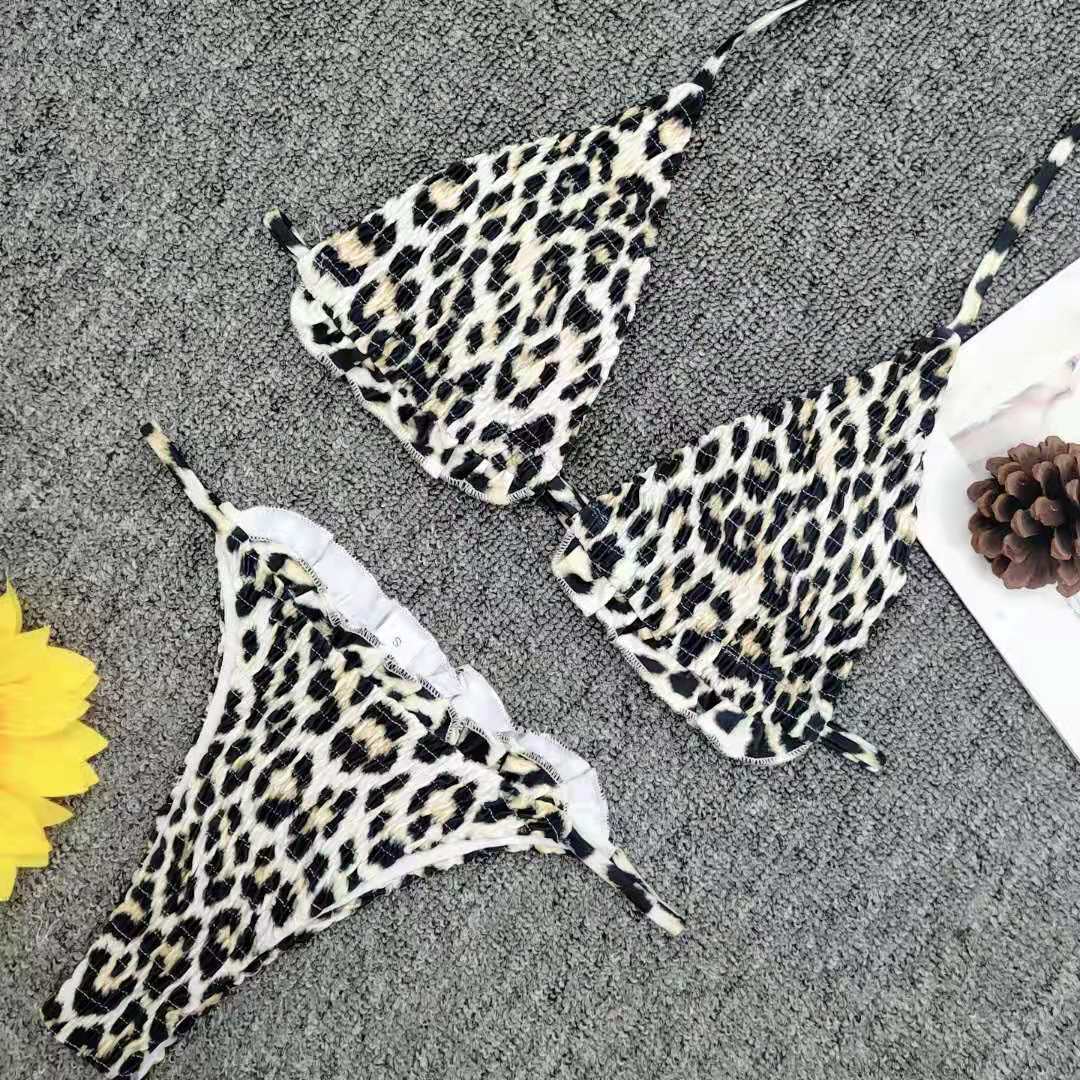 bikinis de leopardo de mujer de moda al por mayor NSZO1574