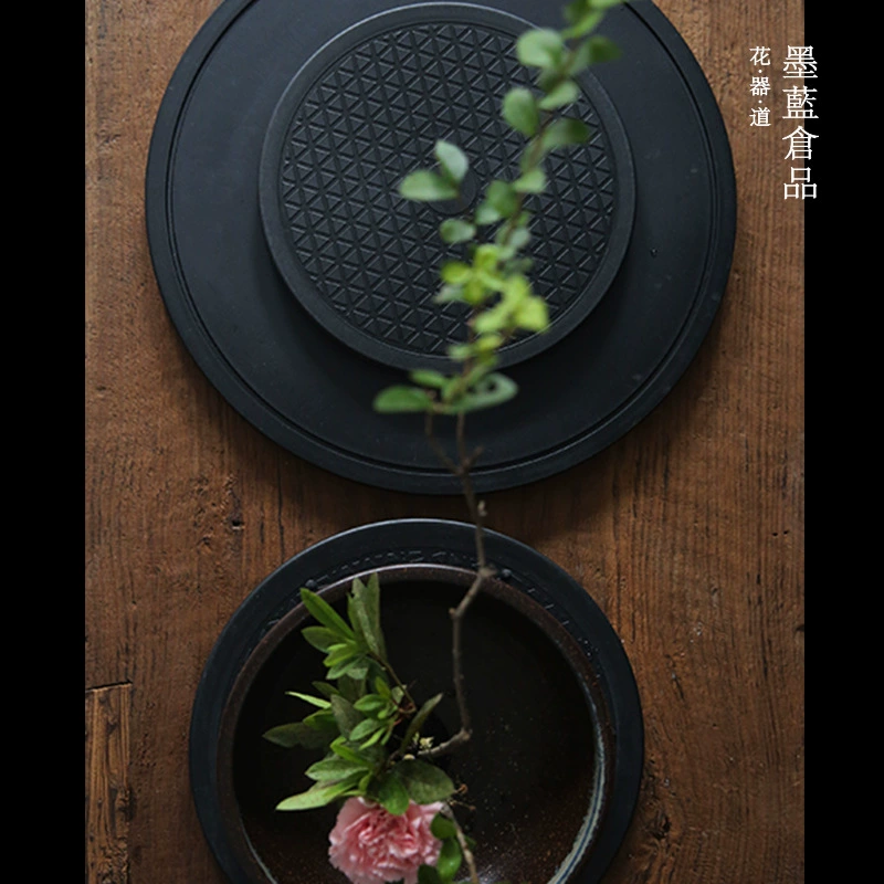 Бонсай Изготовление Цветочного Искусства Специальный Поворотный Стол Цветок Организатор Инструмент Пластиковая База Китайский Японский Дзен Цветок Организатор Инструмент