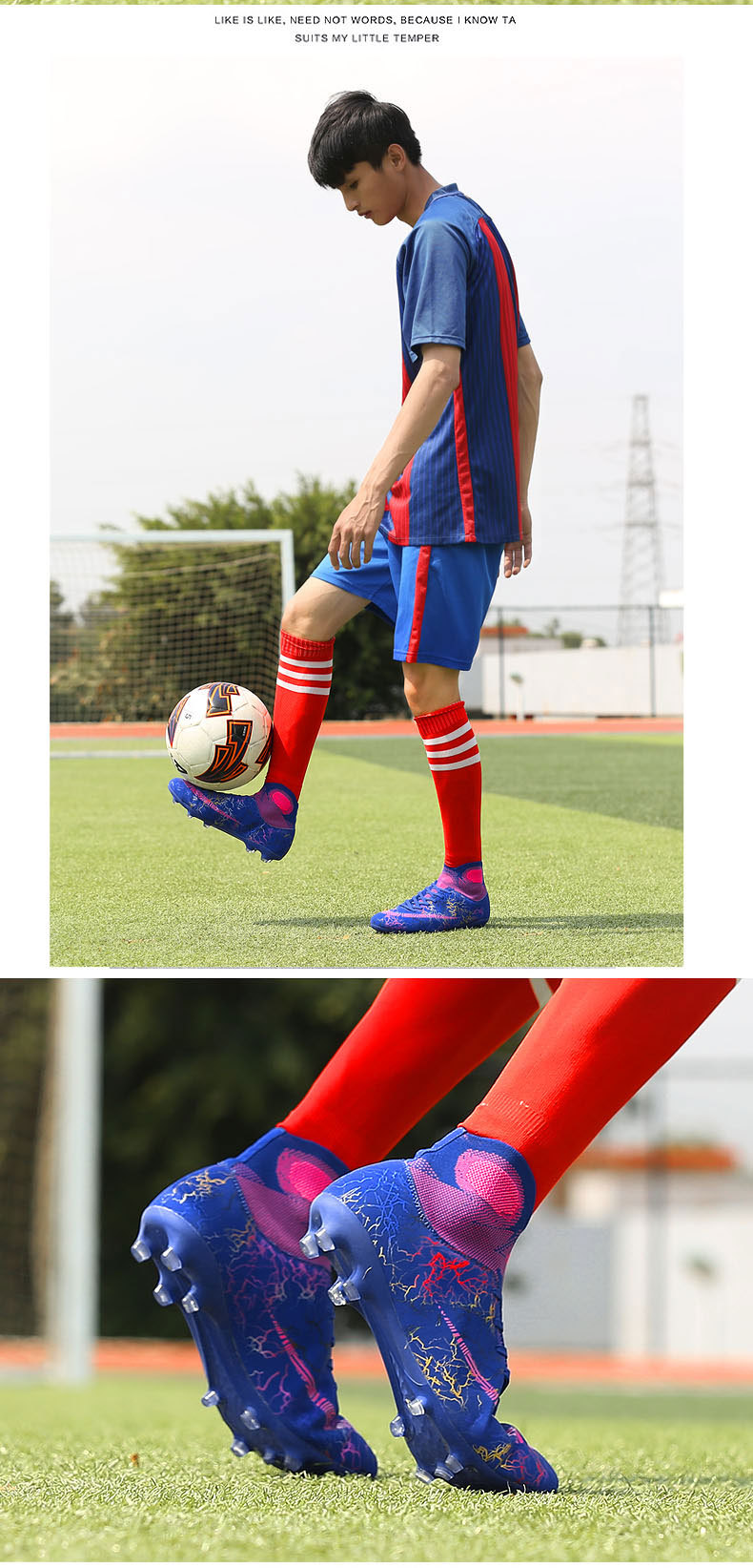 Scarpe da calcio per il commercio estero, da uomo, con suola piatta, unghie rotte, unghie lunghe, erba sintetica, studenti, allenamento, pallone da calcio in pelle per giovani_voghion.com