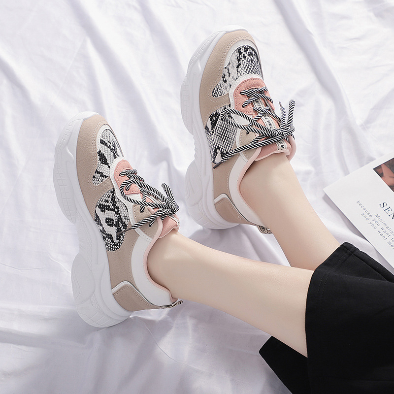 Baskets femme en PU artificiel - Ref 3420824 Image 1