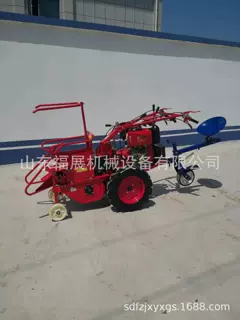 玉米单行收获机玉米秸秆收割粉碎机 小型半自动化柴油玉米收获机