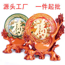 摆件工厂直批金蟾貔貅帆船家居风水庆典礼品树脂玉石福运摆件