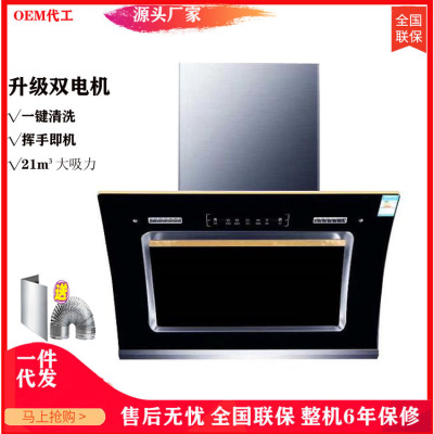厂家批发油烟机侧吸抽油烟机双电机 持续稳定高性价比 家用