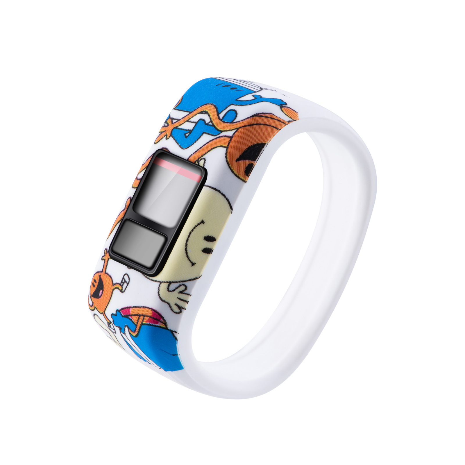 Suitable for Garmin Vivofit JR2 buckless wristband Garmin Vivofit3 children's silicone multi-color wristband undefined