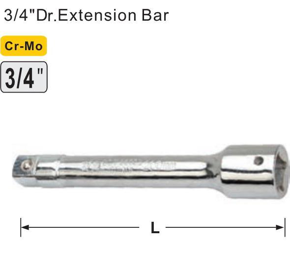 铬钼钢长接杆,3/4″/8″/鹰之印