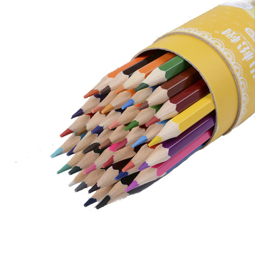 Xiaosongshu Colored Lead Set Painting Color Pencil Cartoon Tube Pack 12 Colors 36 Colors Art Painting Brush Set