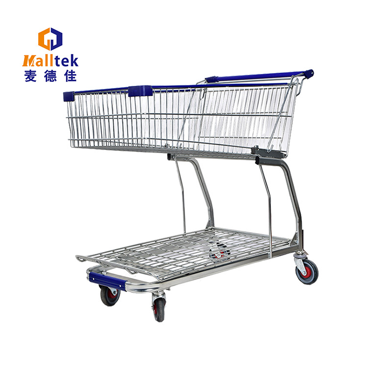MT-MDL 供应麦德龙理货车 超市双层手推车 麦德龙超市手推车 直销