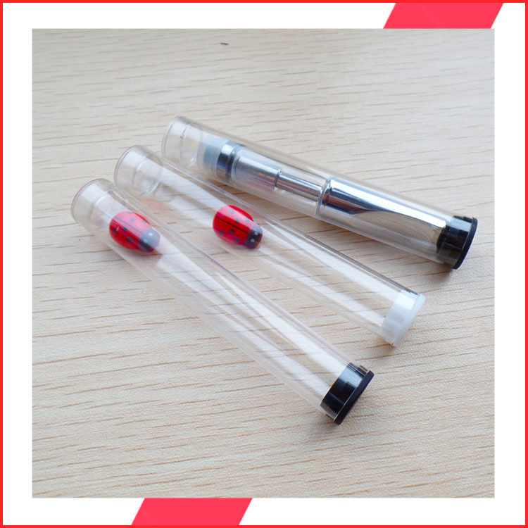 pvc包装管厂家专业PC塑料包装管雾化器包装管一头封死的哦