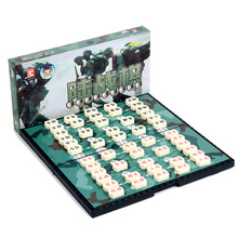 先行者軍棋G-5軍旗磁石陸戰棋玩具桌游 棋類玩具桌面游戲棋折疊