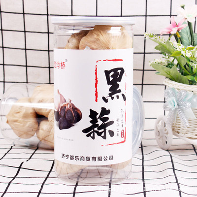 大量批发直供发酵金乡多瓣桶装黑蒜山东特产罐装黑蒜 OEM贴牌