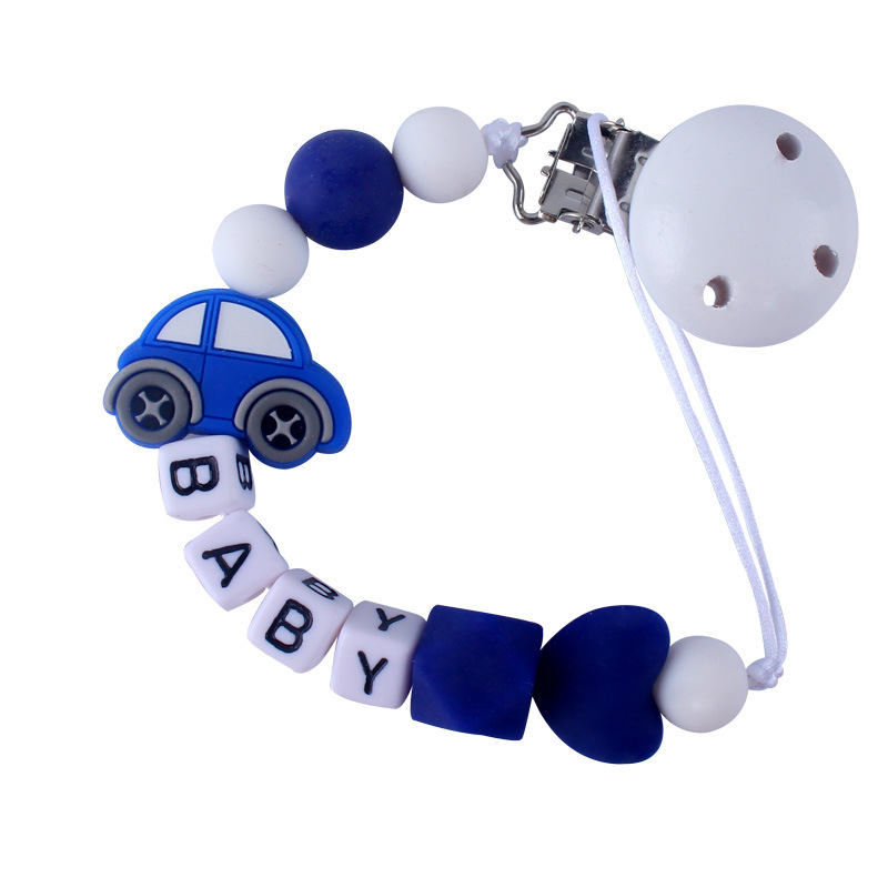 AliExpress chupete cadena bebé chupete de silicona clip de Amazon de comercio exterior suministros para bebés cadena anti-caída Nuevo