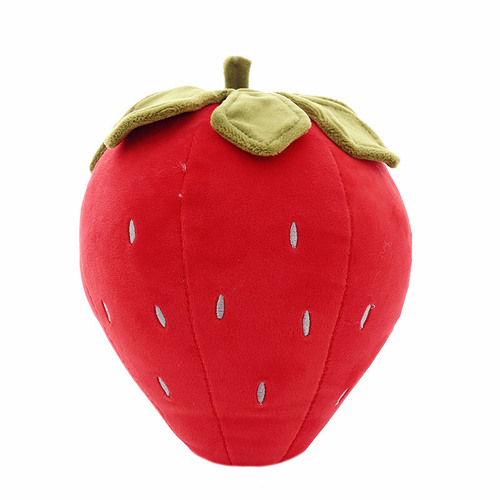 Creative strawberry plush toy soft down cotton cushion children's pillow fruit plush doll toy for girls