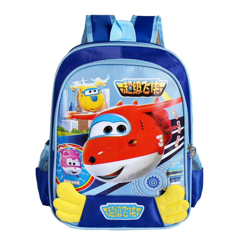2019跨境超級飛俠卡通兒童書包冰雪奇緣學生書包backpack student