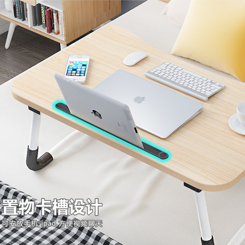 Bed folding table dorm laptop desk college student desk dorm magic tool small table lazy person eating table