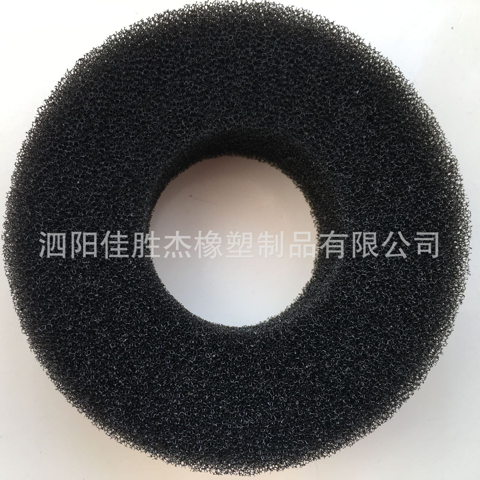 工厂定做净化器活性炭空心圆柱黑色过滤棉 同心圆过滤海绵柱子|ru