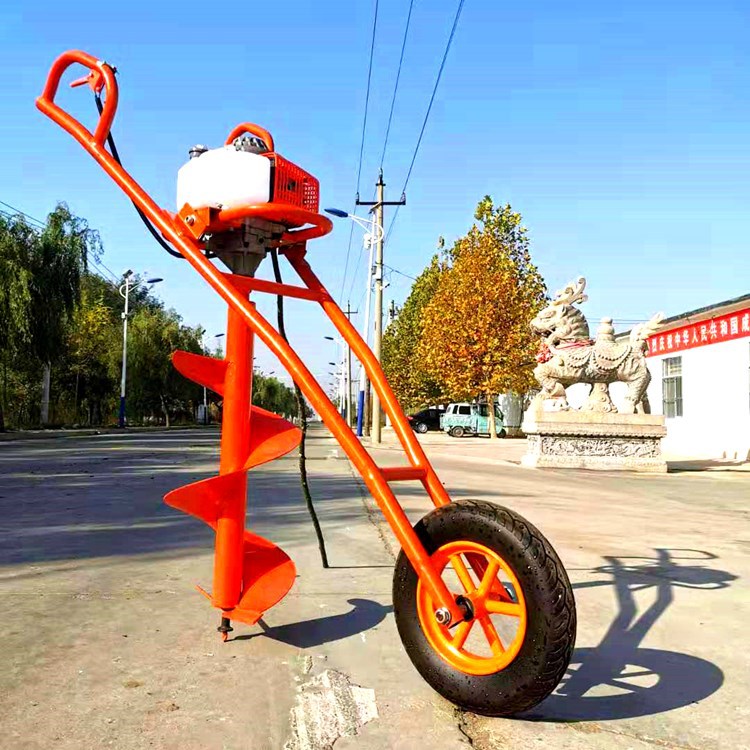 深坑打洞钻眼机 电线杆挖坑机 园林种植挖树坑机 果园种树打洞机