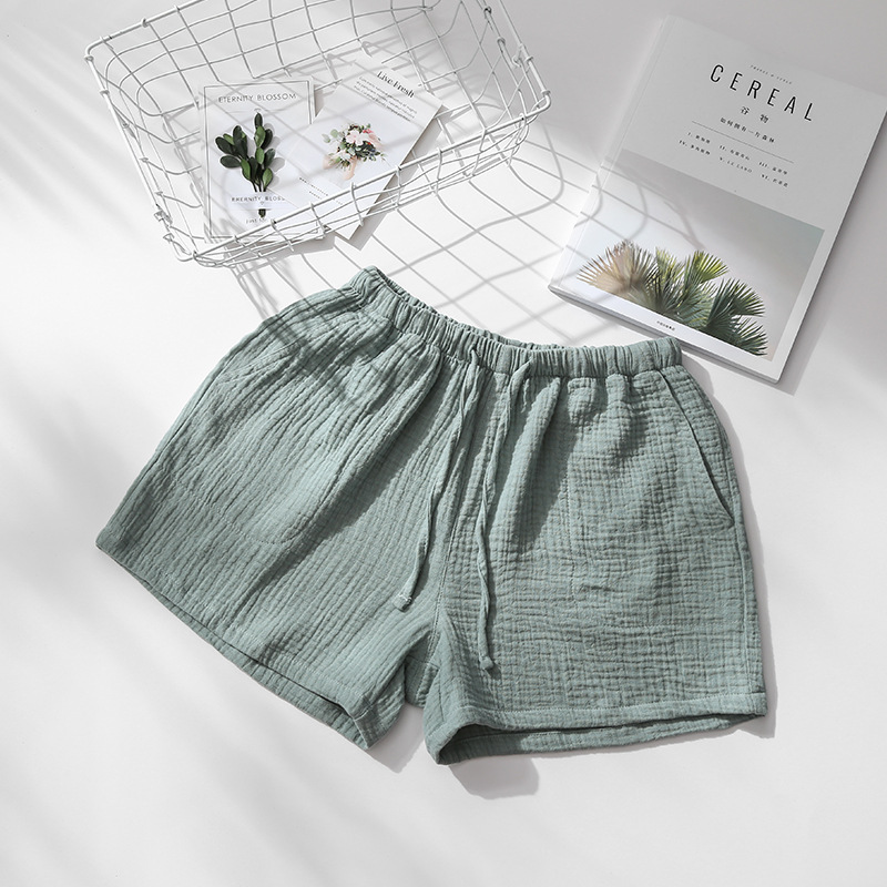 Summer Season Women'S, Men'S Gender Patchwork Design Formal Style Women's Men's Home Outdoor Formal Solid Color Shorts Patchwork Casual Pants