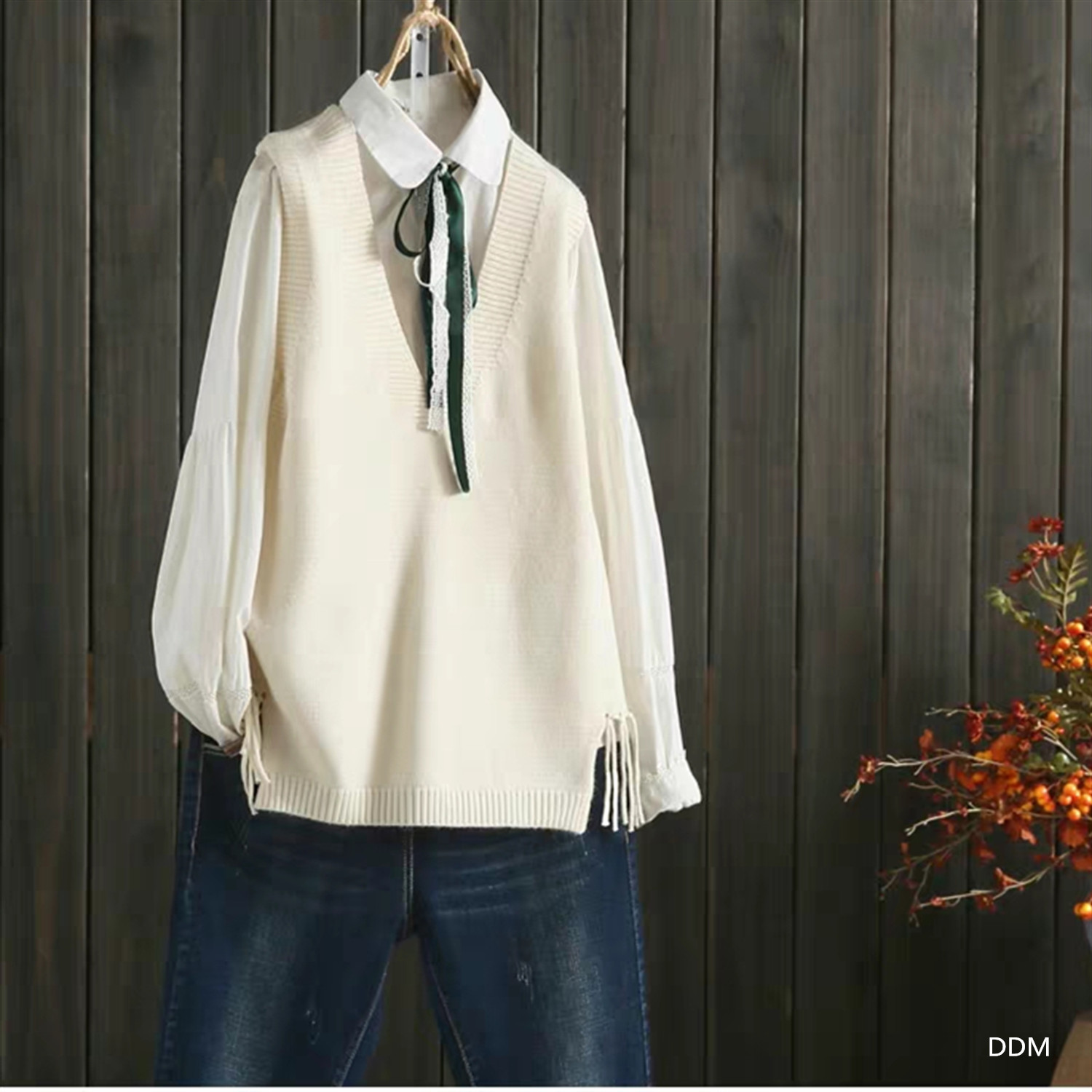 Gilet femme en Fil de base - Ref 3316419 Image 13